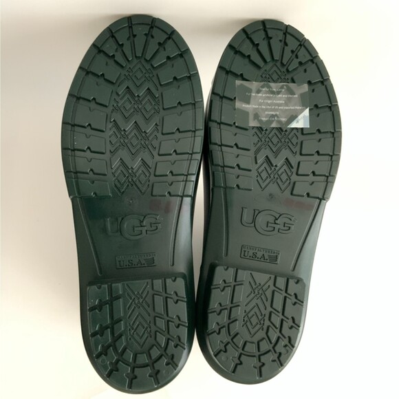 New UGG Rain Boot Green Sienna Waterproof Short Matte 10 - Picture 11 of 12